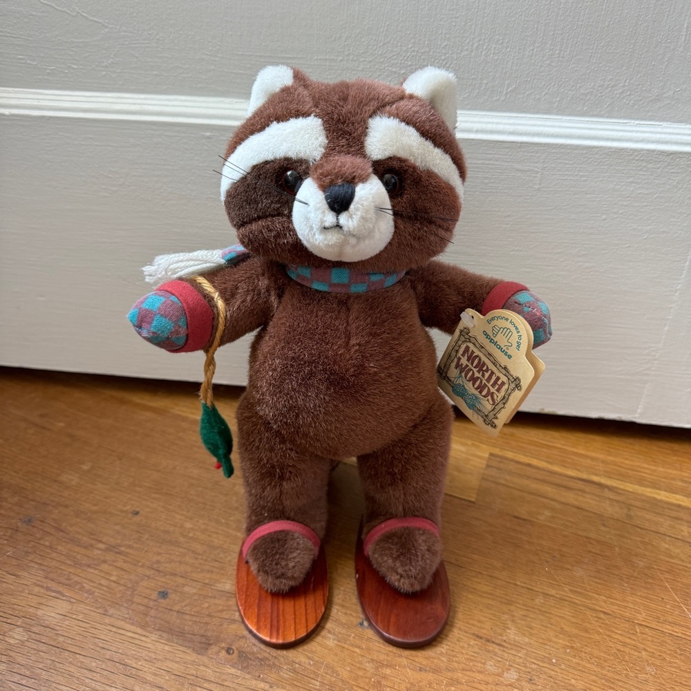 Vintage Applause Toys North Woods “Sherwood” Raccoon